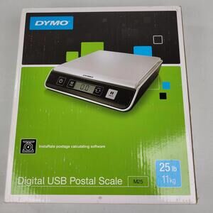 Dymo M25 Digital Postal Shipping Scale 25lb 11kg USB Powered or USB to computer